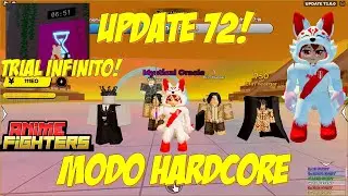 🔴UPDATE 72 ANIME FIGTHERS SIMULATOR MODO HARDCORD ✨⚔️ #afs  #roblox #anime #play