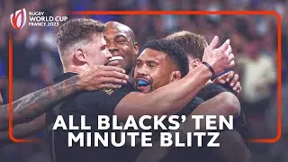 New Zealands rapid 21-point run in just ten minutes vs Italy | Rugby World Cup 2023