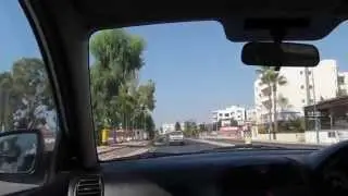 Driving to the HD Centre Limassol, Cyprus