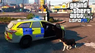 POLICE DOG UNIT PATROL | GTA 5 PC LSPDFR | The British Way 