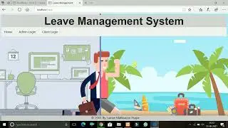 Leave Management System DBMS/WT mini project with source code