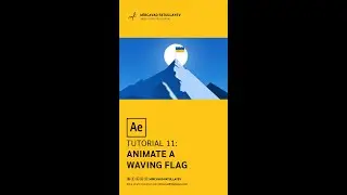 Animate a Waving Flag - After Effects Tutorial 