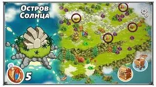 Family Island Adventures on a farm Island of the Sun map (Android games)