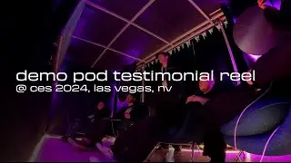 CES 2024 Testimonial Reel - The Demo Pod by EDGE Sound Research