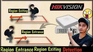 How to Set Region Entrance Detection Region Exiting Detection in Hikvision DVR |