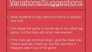 P.E. Warm Up Game: Hide and Seek Warm Tag