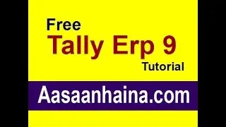 Learn Tally erp 9 in hindi physical stock verification with sarvesh saroha