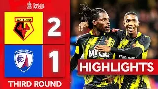 Dele-Bashiru Late Late Winner! | Watford 2-1 Chesterfield | Highlights | Emirates FA Cup 2023-24