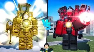 TITAN CLOCKMAN!! Animasi Roblox & Roleplay-nya KEREN Banget 🔥🥶🔥 [Skibidi Toilet RP]