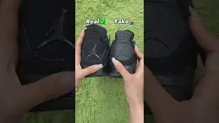 Real Vs Fake Jordan 4 Black Cat 