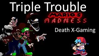 Friday Night Funkin - Triple Trouble Marios Madness (My Cover) FNF MODS