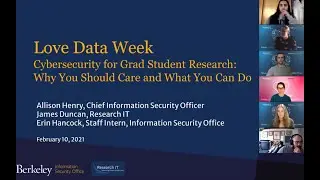 Cybersecurity for Graduate Students in Research