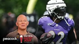 Take Derrick Henry, Rashee Rice overs in Ravens-Chiefs | Fantasy Football Happy Hour | NFL on NBC