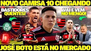 NOVO CAMISA 10 CHEGANDO NO FLAMENGO? | VAI E VEM DA BOLA NO MENGÃO | CLÁSSICO QUENTE FLA X PAL