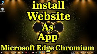 How to install website as app on Microsoft Edge Chromium