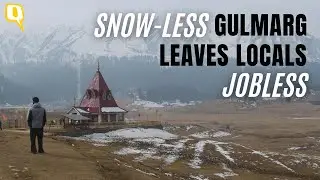 How Lack of Snowfall in Kashmir’s ‘Winter-Wonderland’ Gulmarg Kept Tourism Away | The Quint