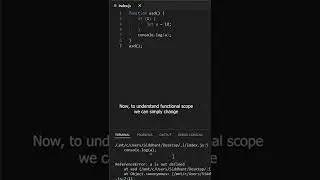 Interview question: Global vs Local vs Functional scope | JavaScript | Beginners | Basics