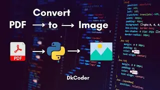 pdf to image convert using python #python #programming #dkcoder