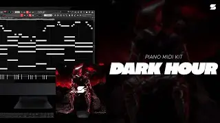 [+25] DARK TRAP MIDI KIT / PIANO MIDI PACK 2023 - DARK HOUR [DRAKE, TRAVIS SCOTT, FUTURE, LIL BABY]