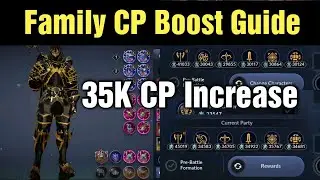 Black Desert Mobile Family CP Boost Guide : 35 000 CP Increase
