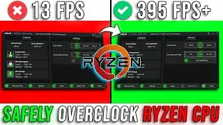 *SAFELY* OVERCLOCK RYZEN CPU FOR PERFORMANCE in 2024📈