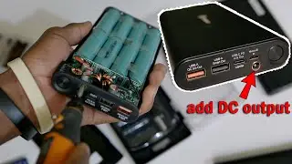 DC OUTPUT ON POWER BANK - DIY HACK