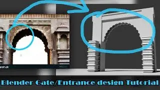 Blender Beginner Tutorial - Classic Gate/Entrance design