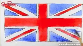 How to draw the British Flag  - Spoken Tutorial