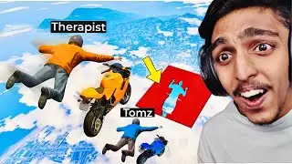 GTA 5 : Impossible BIKE PARKOUR CHALLENGE with Tom 🥵..!!