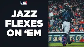 Hes SHOWING OFF! Jazz Chisholm Jr. crushes 2 homers in Houston!