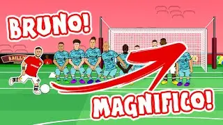 💥BRUNO! MAGNIFICO!💥 Fernandes Free-Kick vs Liverpool (3-2 Man Utd FA Cup goal highlights 2021)