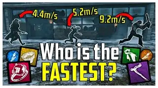 Every Killer Ranked Slowest to Fastest! (Dead by Daylight)