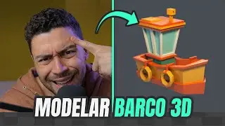 Como MODELAR um BARCO 3D no ZBRUSH | Tutorial Zbrush