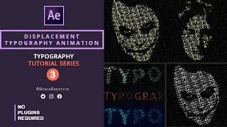 Displacement Typography Animation in AE | After Effects Tutorial