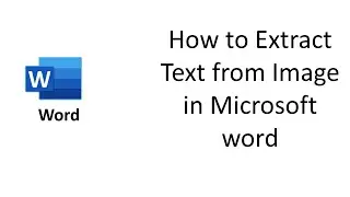 How to Extract Text from Image in Microsoft word