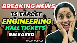 Big Update || TS EAPCET 2024 || Engineering Hall Ticket released 🔥🔥