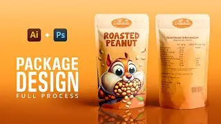 Peanut Packaging Design | Using Photoshop and Illustrator