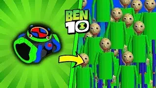 EL OMNITRIX DE BALDI'S BASIC EN BEN 10 EN ROBLOX | ARRIVAL OF ALIENS BEN 10 ROBLOX
