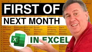 Excel Formula to Calculate First Day Of Month From Date - Episode 942