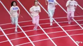 Youngeun from Kep1er running in 60M race ISAC 2022