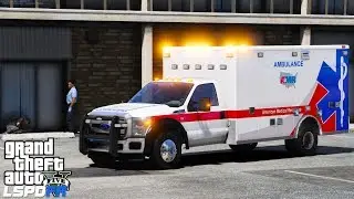 GTA 5 LSPDFR EMS #24 | Play As A Paramedic | Rough Night At The Motel | American Medical Response