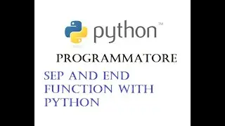 sep and end function with python