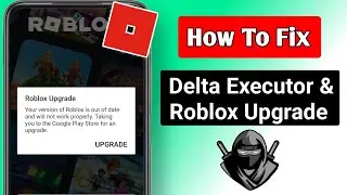 How To Fix Delta Executor & Roblox Upgrade Problem ।। Delta Executor Not Working