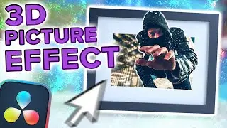 How To Make Moving Picture Frame Effect Davinci Resolve Studio