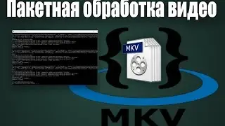 Пакетная обработка видео программой MKVToolNix