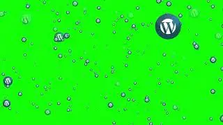 Website Logo Flying | 4K Green Screen Background Video | Free Download