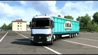 Поездка из Капельшера в Тарту в сильный дождь! Euro Truck Simulator 2