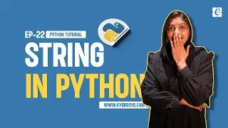 What is String in Python | EP-22 String in Python | How to Manage String Data Type |Python Tutorials