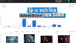 ফ্রি AI ফটো দিয়ে Adobe Stock থেকে ইনকাম || ১০০% গ্যারান্টি || Earn Money Online using Ai image