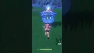 Genshin Impact Diona with Cryo Slime